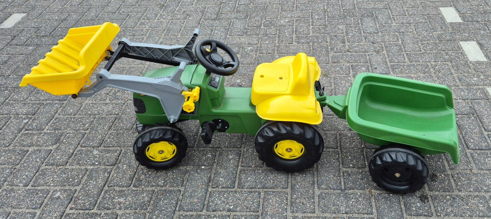 Traptractor, Kinderen en Baby's, Speelgoed | Buiten | Voertuigen en Loopfietsen, Ophalen, Gebruikt