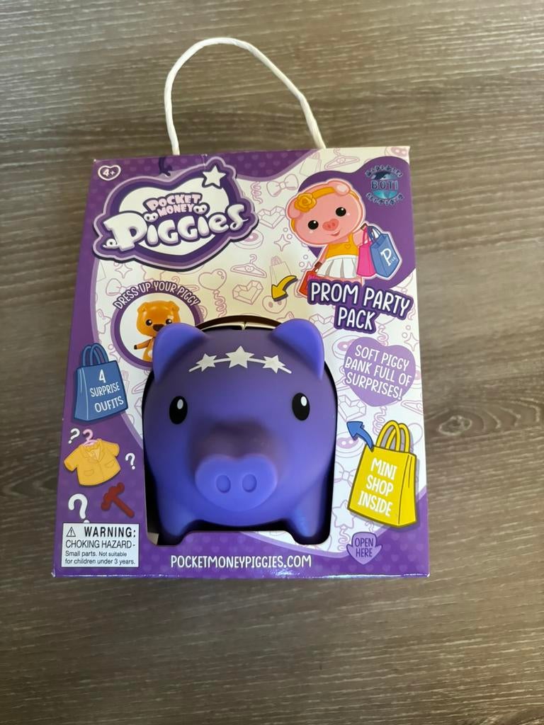 Pocketmoney piggies (prom party pack) nieuw spaarpot, Verzamelen, Spaarpotten, Ophalen of Verzenden, Nieuw, Overige materialen