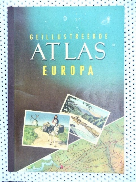 geillustr. atlas v plantamargarine m.plaatjes, ALBUM REKLAME, Boeken, Verzenden, Zo goed als nieuw, PLANTA MARGARINE, Plaatjesalbum