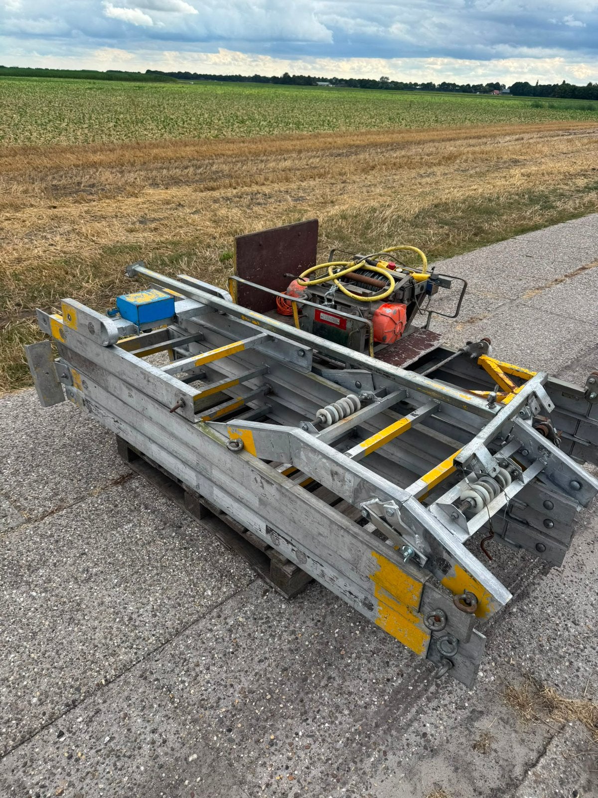 Pannenlift solarlift ladderlift 13m, Ophalen, Gebruikt, Overige typen, 5 meter of hoger