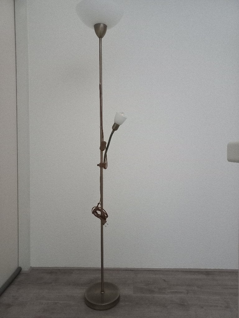 vloer lamp, Huis en Inrichting, Lampen | Vloerlampen, Ophalen, Zo goed als nieuw, Glas, Modern/strak