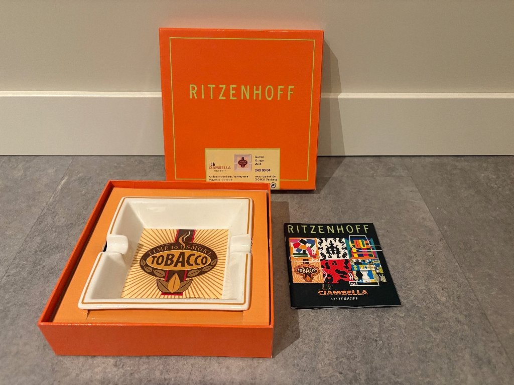 Ritzenhoff - Design Asbak - Porselein - Gernot Gunga, Ophalen of Verzenden, Nieuw, Asbak