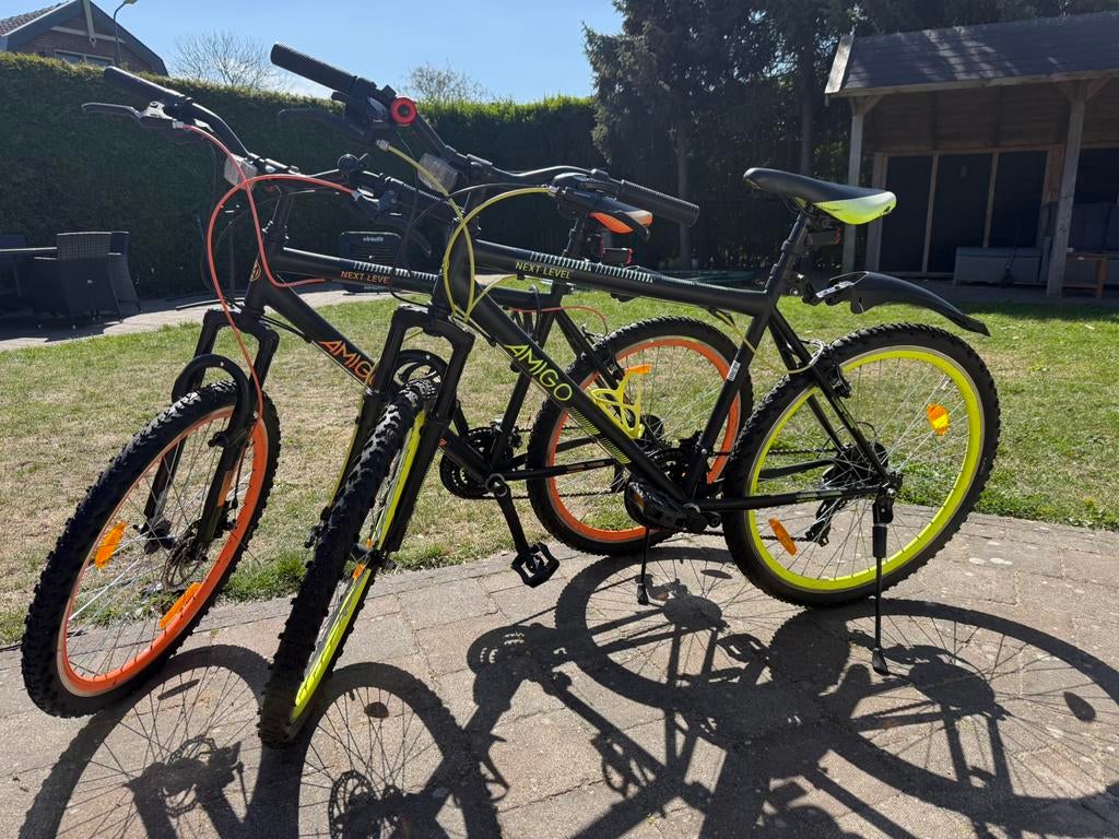 Mountain bike 2x, Ophalen, Gebruikt, Schijfrem
