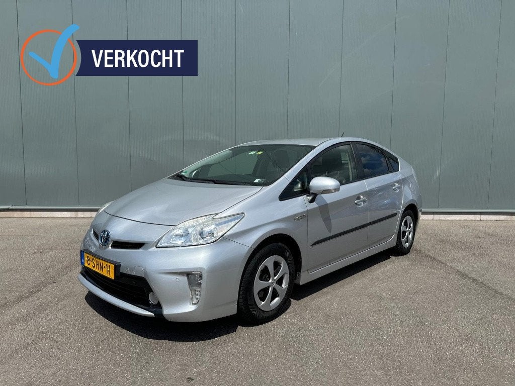 Toyota Prius 1.8 Comfort LEDER | HUD | ONDERHOUDSBOEKJE !, Auto's, Toyota, Bedrijf, Te koop, Prius, ABS, Achteruitrijcamera, Airbags