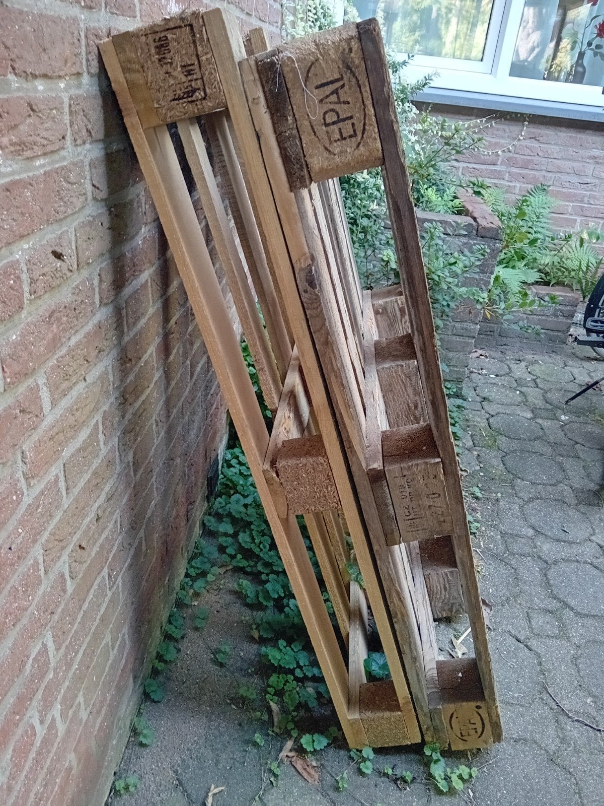 Gebruikte Pallets - Diverse Houtsoorten, Doe-het-zelf en Verbouw, Hout en Planken, Ophalen, Gebruikt, 200 tot 250 cm, 50 mm of meer