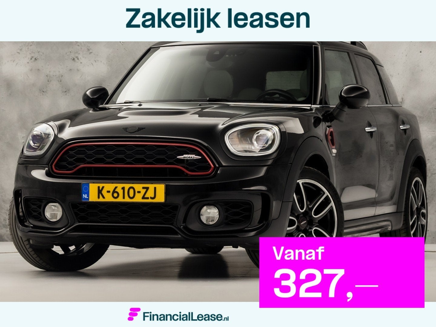 MINI Countryman 2.0 Cooper S John Cooper Works Chili 192Pk A, Gebruikt, Euro 6, 1435 kg, Zwart