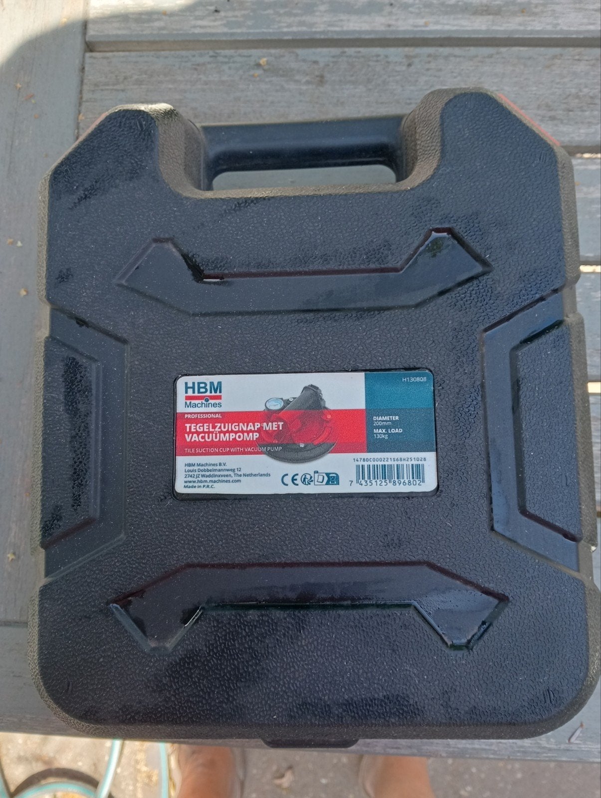 HBM 200 mm Tegelzuignap met Vacuümpomp 110 Kg, Ophalen of Verzenden, Nieuw, Overige typen, Overige merken