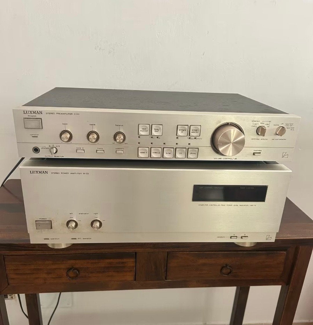 Luxman c03 +m03, Audio, Tv en Foto, Versterkers en Receivers, Ophalen of Verzenden, Overige merken