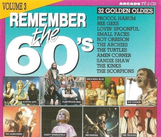 Various Artists - Remember The 60's - Volume 3 (2CD), Verzenden, Zo goed als nieuw, Pop