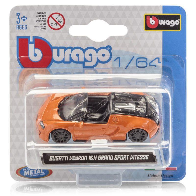 Bburago: Bugatti Veyron 16.4 Grand Sport Vitesse 1:64, Auto, ., Nieuw, Ophalen of Verzenden