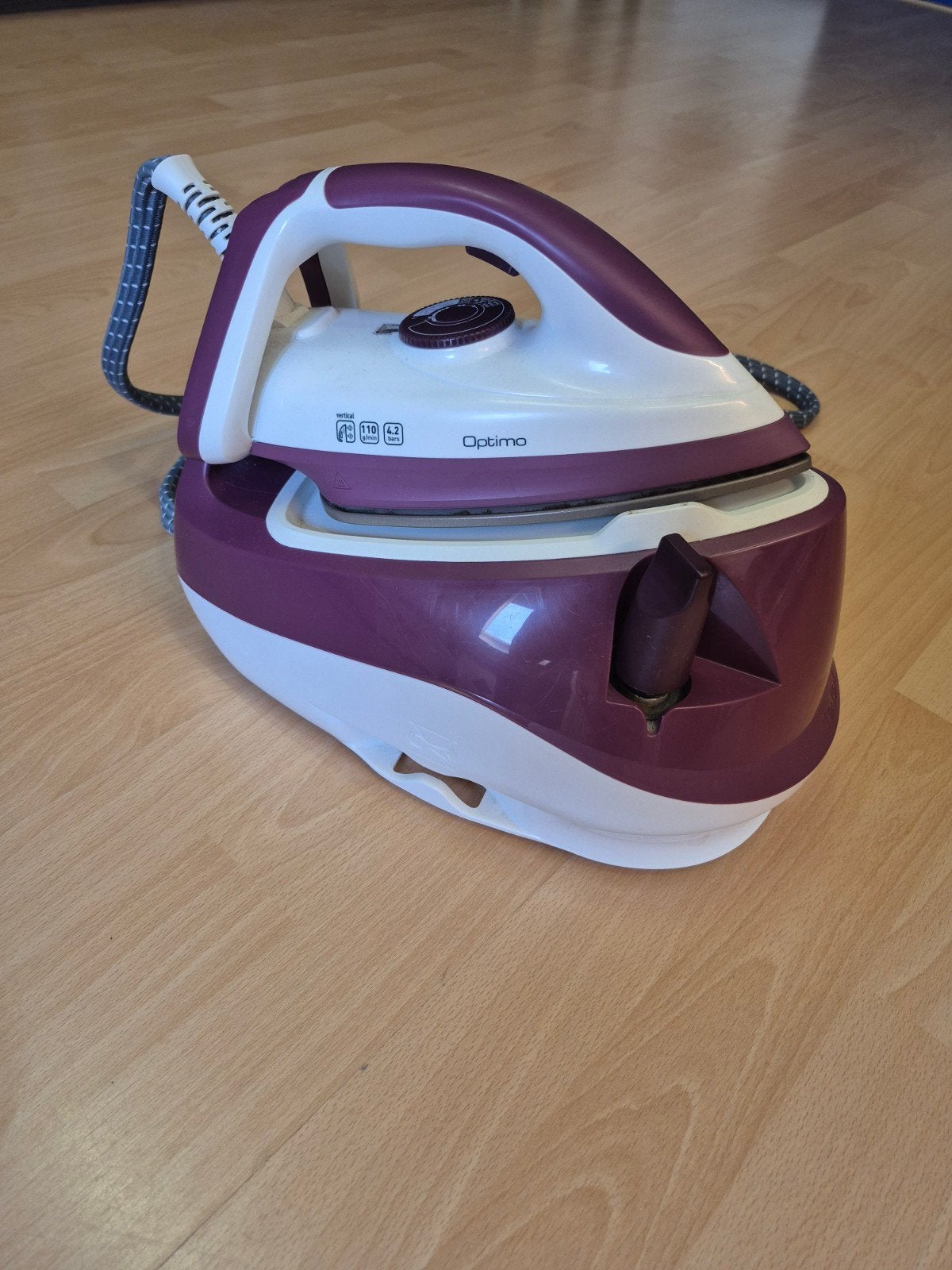 Tefal Optimo Stoomstrijkijzer -, Ophalen of Verzenden, Gebruikt, Strijkijzer met snoer