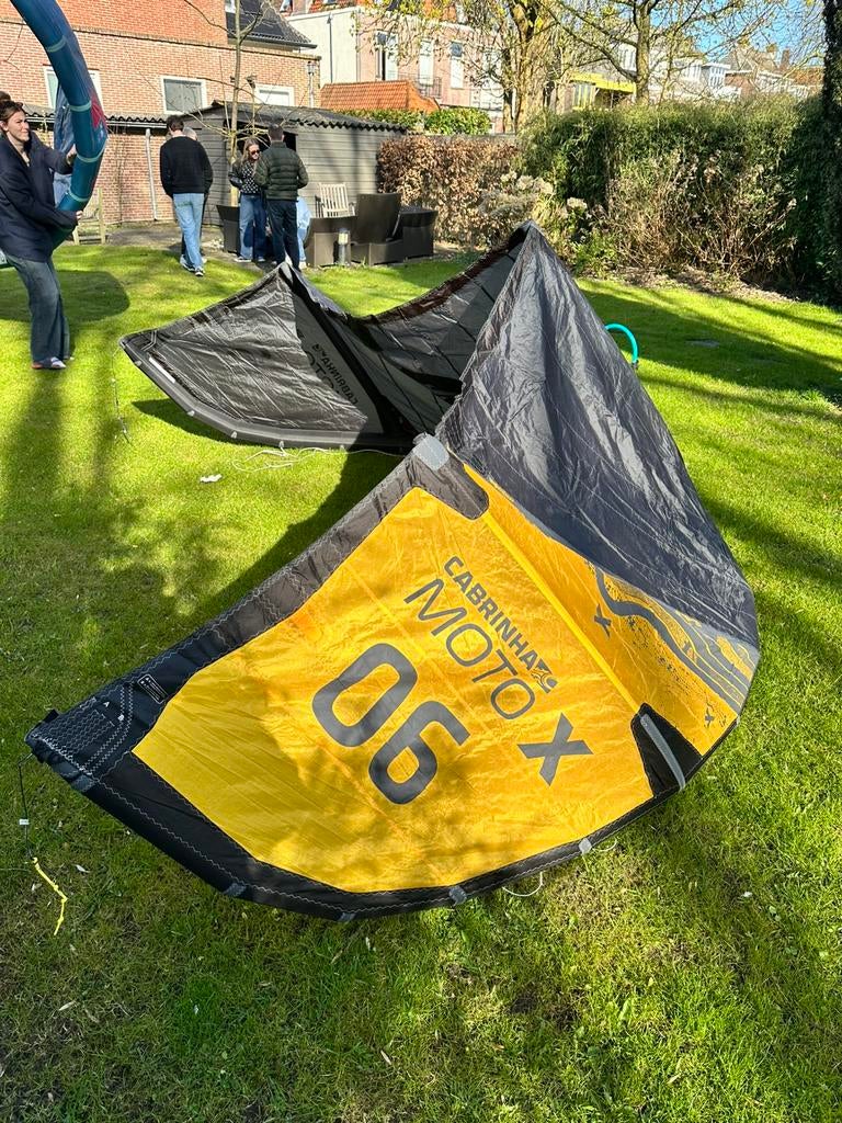 6m cabrinha moto x, Watersport en Boten, Kitesurfen, Geen board, Ophalen of Verzenden, Nieuw, 6 m²