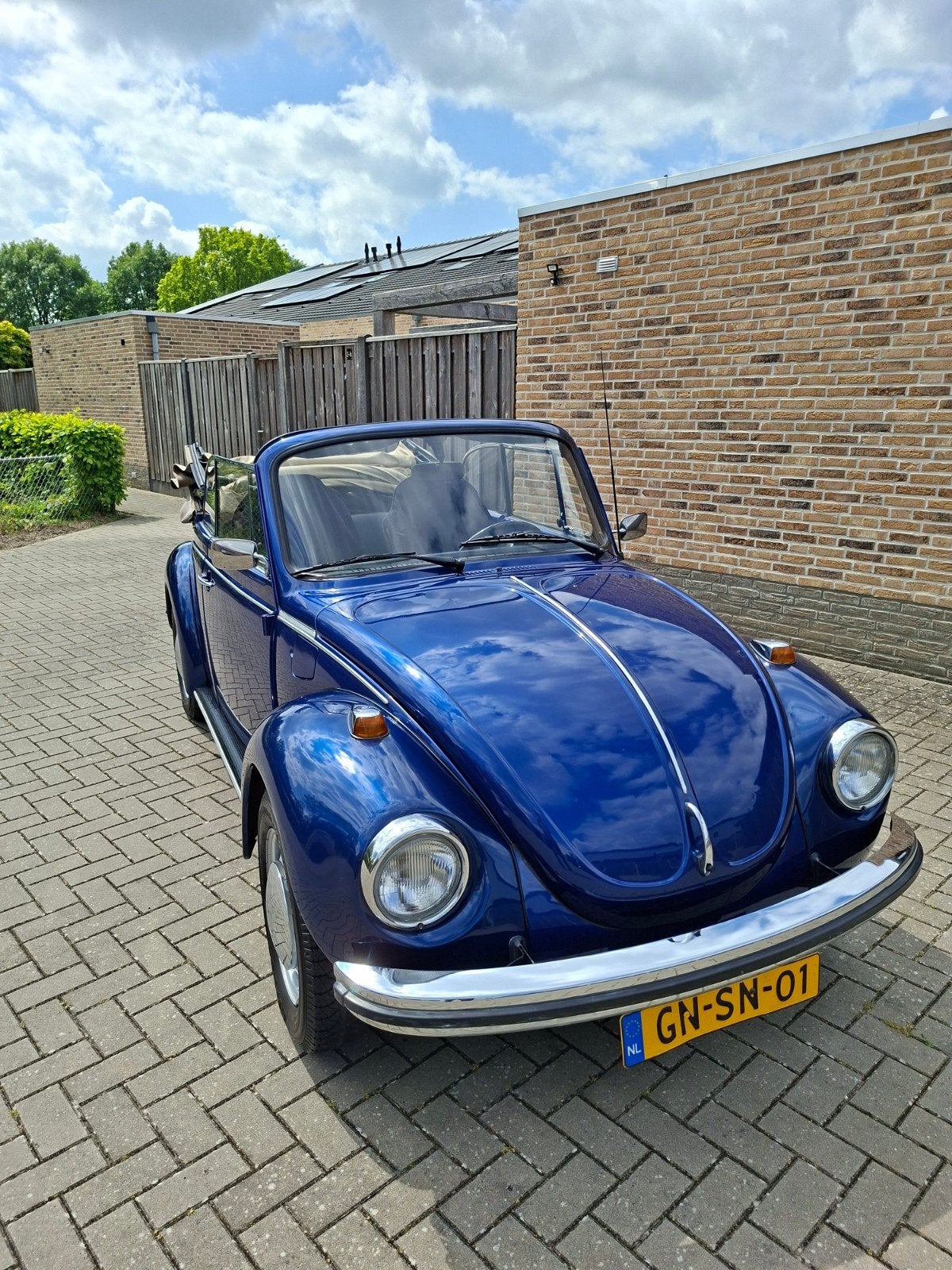 Volkswagen VW Kever cabriolet, Auto's, Oldtimers, Blauw, Particulier, Geïmporteerd, 17 km/l