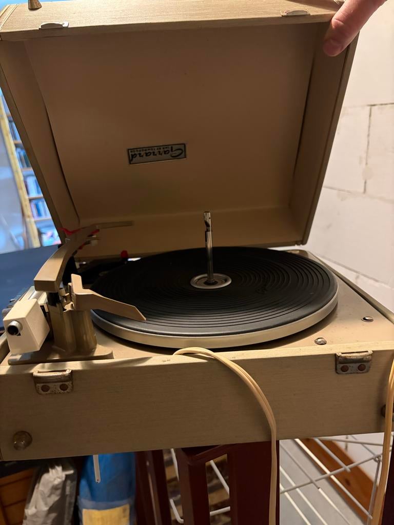 Vintage Garrard Platenspeler - Klassiek Design, Ophalen of Verzenden, Gebruikt, Platenspeler, Overige merken