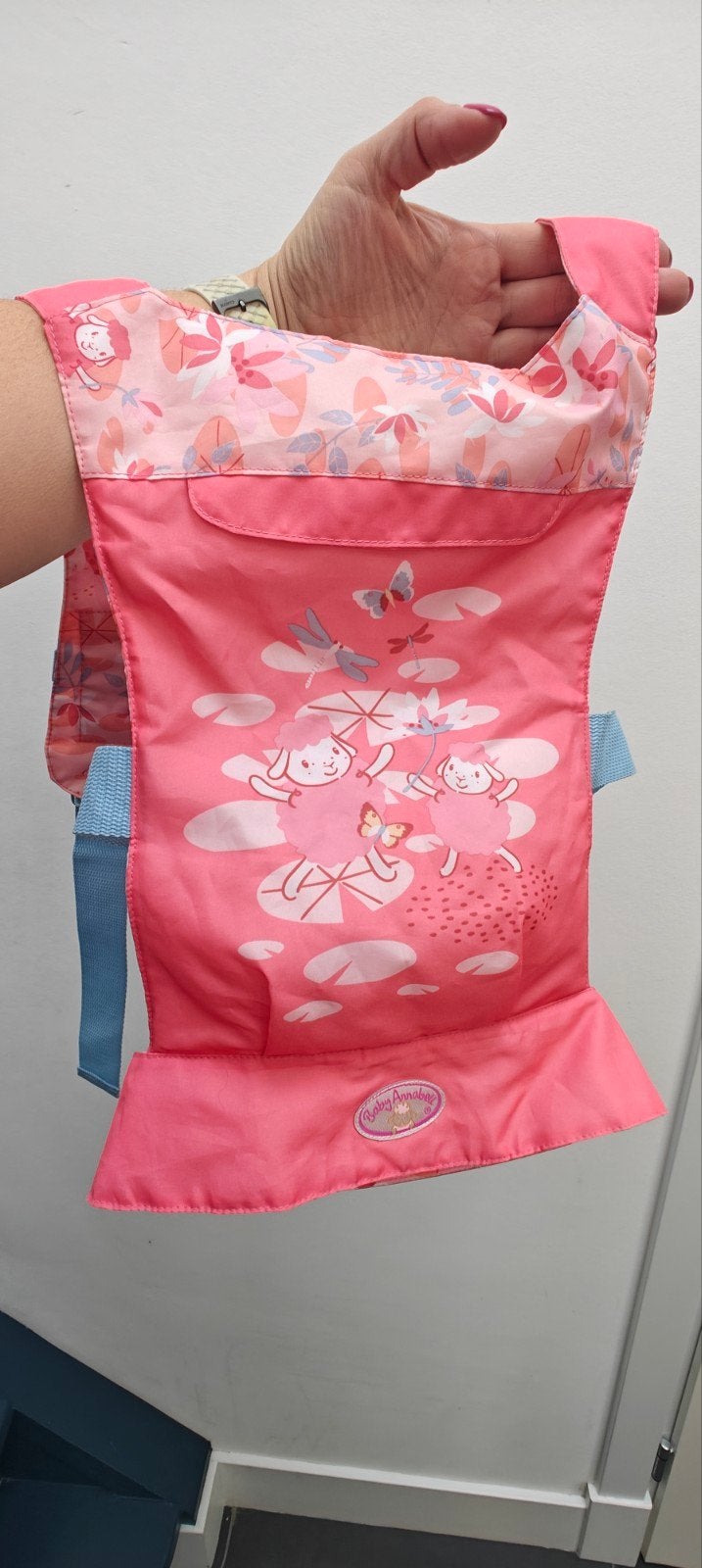 Baby Born Draagzak voor Poppen zgan- Roze met Patroon, Ophalen of Verzenden, Zo goed als nieuw, Overige typen
