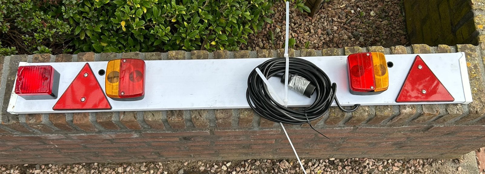 Lichtbalk voor aanhanger met 8 meter kabel - 122 cm  7 polig, Ophalen, Zo goed als nieuw