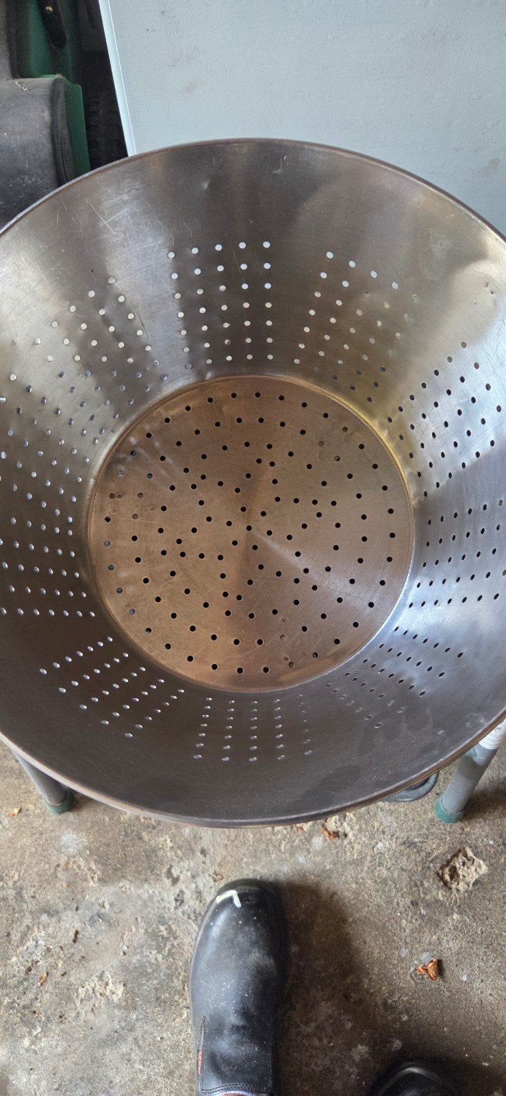 Groot RVS vergiet voor de keuken, Ophalen, Zilver, Metaal, Overige merken