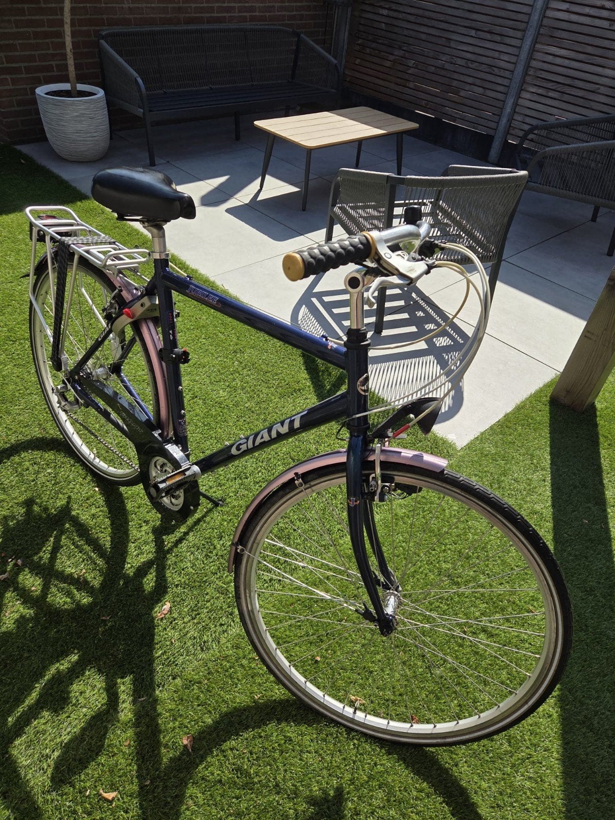 Giant Tourer trekkingfiets / stadsfiets – goed werkend – com, Ophalen, Gebruikt, Versnellingen, Giant
