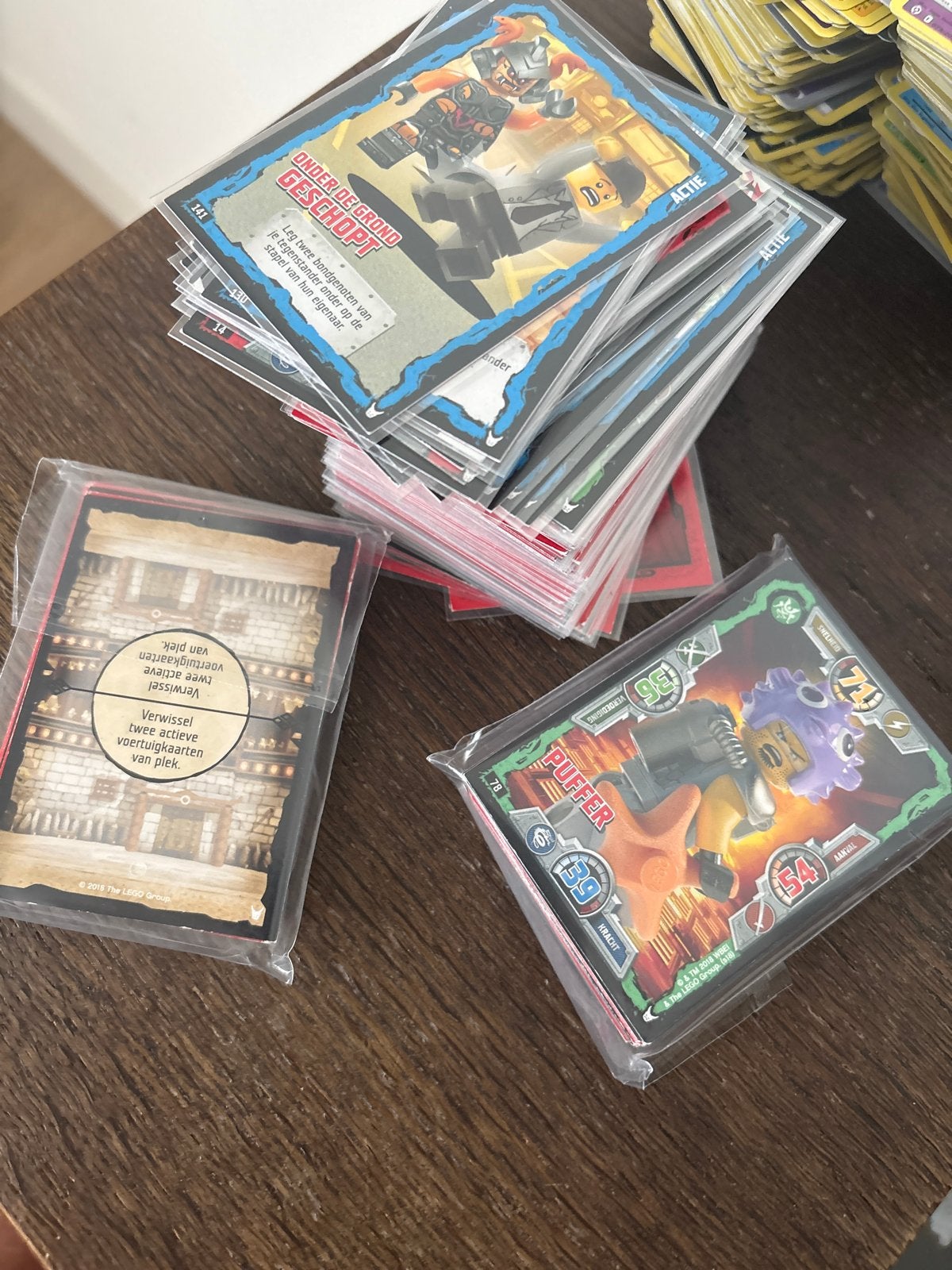 Grote verzameling LEGO Ninjago kaarten - Diverse series, Ophalen of Verzenden, Gebruikt, Meerdere kaarten