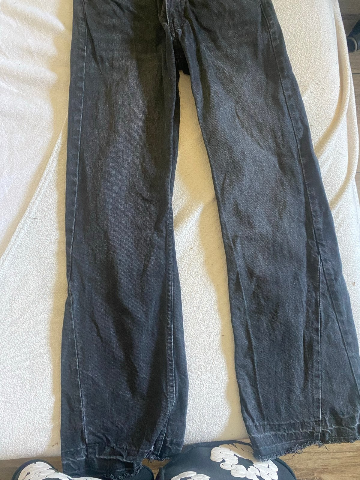 Bershka zwarte jeans - Maat W28-W29 (confectie 36), Ophalen of Verzenden, Gedragen, Zwart, W28 - W29 (confectie 36)