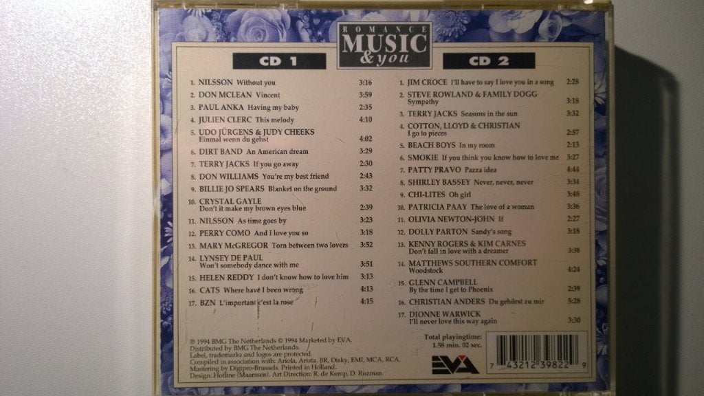Romance Music & You Volume 4 (Without You), Ophalen of Verzenden, Zo goed als nieuw, Pop