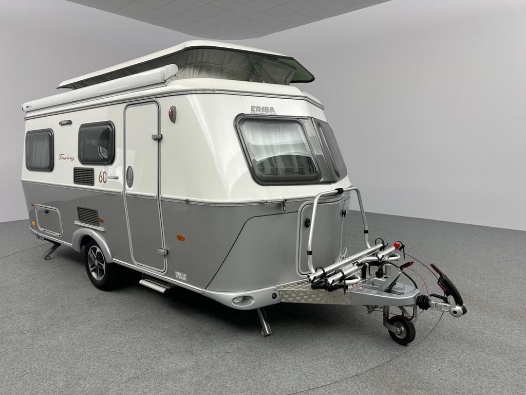 Eriba Touring Troll 542 60 Edition Cassetteluifel STALLING, Caravans en Kamperen, Caravans, Bedrijf, Eriba, Overige, 2 aparte bedden