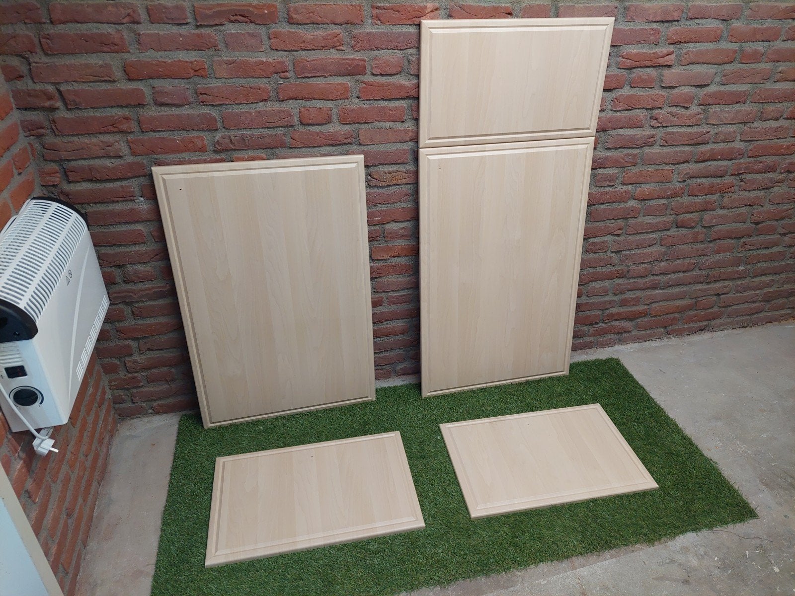 kastdeur panelen nieuw, licht eiken. zie fotos en maten, Doe-het-zelf en Verbouw, Platen en Panelen, Ophalen of Verzenden, Nieuw