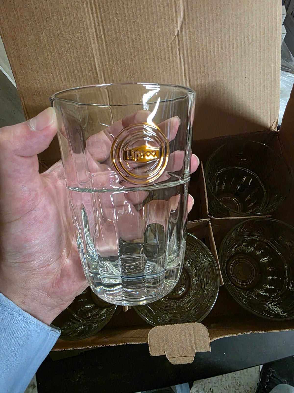 Lipton Ice Tea Glazen - Set van 6 goedkoop, Ophalen, Glas of Glazen, Nieuw, Glas