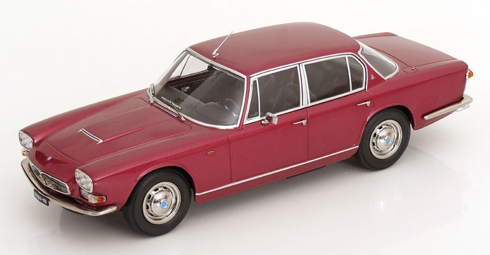 Maserati Quattroporte I 1965 Rood Metallic 1-18 KK-Scale, Hobby en Vrije tijd, Overige merken, Tschuiten@hotmail.com, Duitsland
