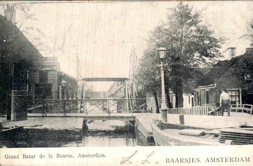 Baarsjes Amsterdam, Verzamelen, Ophalen of Verzenden, Voor 1920, Gelopen, Noord-Holland