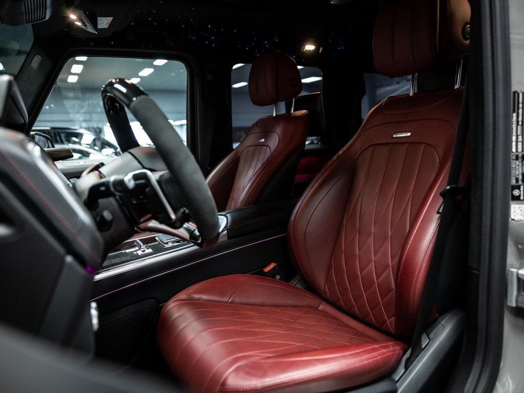 Mercedes-Benz G-klasse G63 AMG Classic Grey Facelift, Auto's, Mercedes-Benz, Automaat, Gebruikt, G-Klasse, Leder