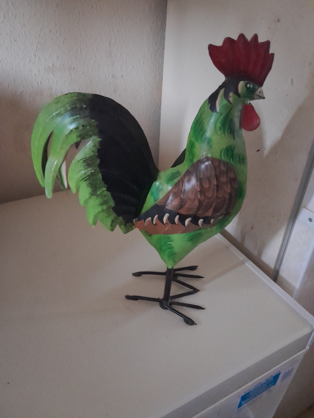 Decoratie Haan, Ophalen, Gebruikt, Metaal