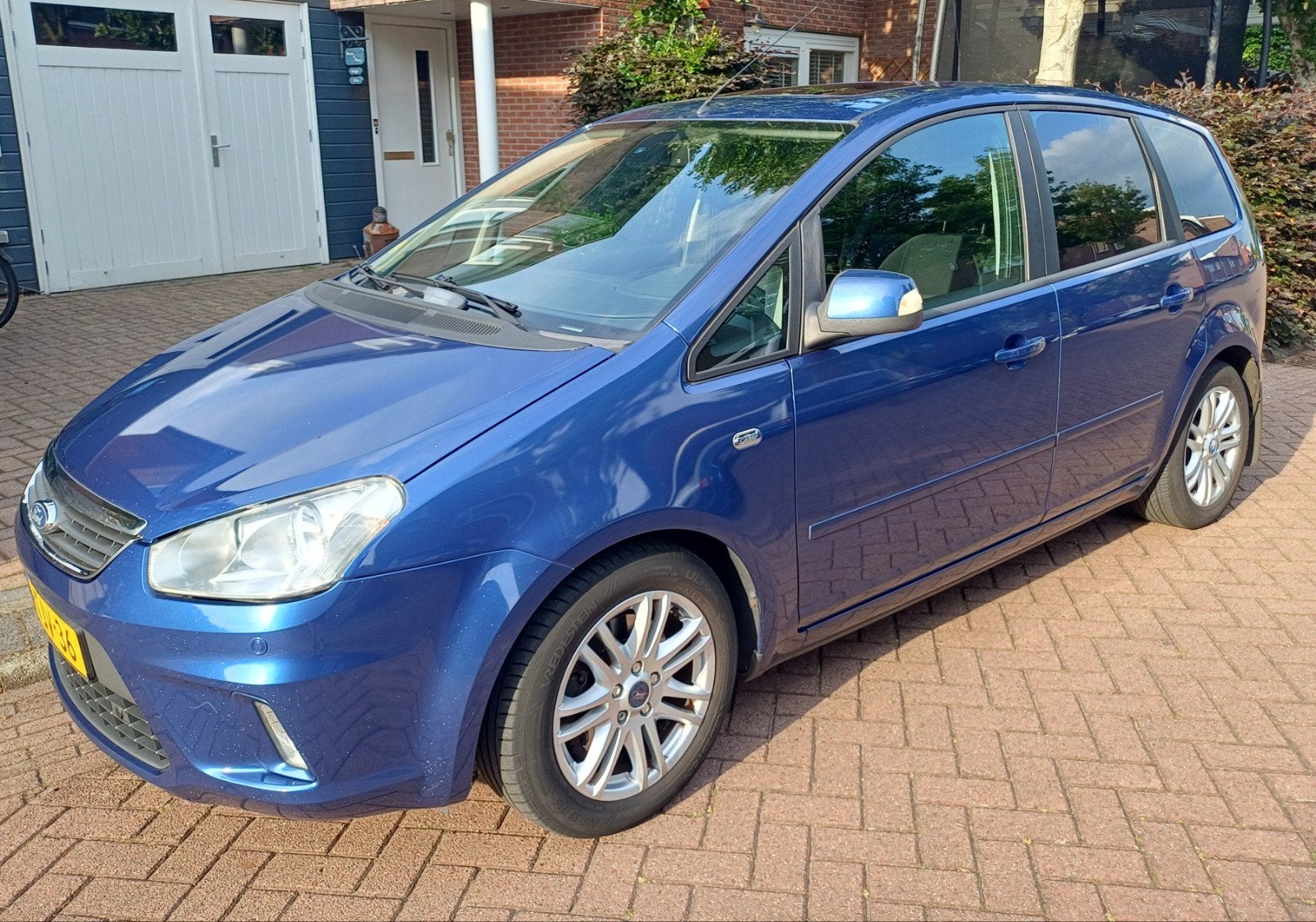 Ford C-Max 2.0 107KW AUT 2009 Blauw, Auto's, 145 pk, 4 cilinders, Blauw, 695 kg