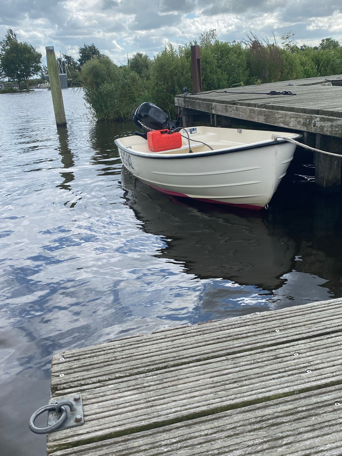 Originele with 320 dromodille met 15pk Honda, Ophalen, Gebruikt