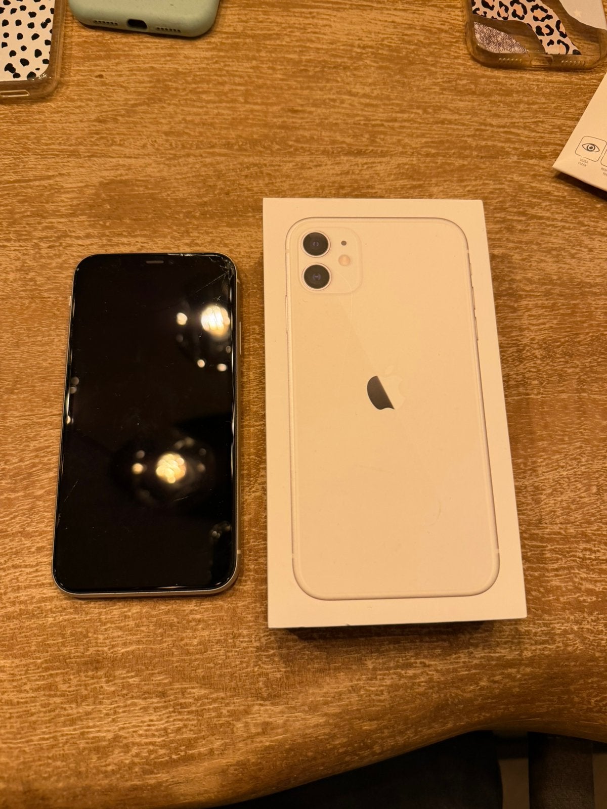 iphone 11 apple iphone 11 mobiel telefoon incl accessoires, Telecommunicatie, Gebruikt, Wit, 64 GB, 84 %