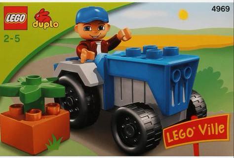 LEGO Duplo Tractor 4969 - LEGO Ville, Ophalen of Verzenden, Gebruikt, Complete set, Duplo