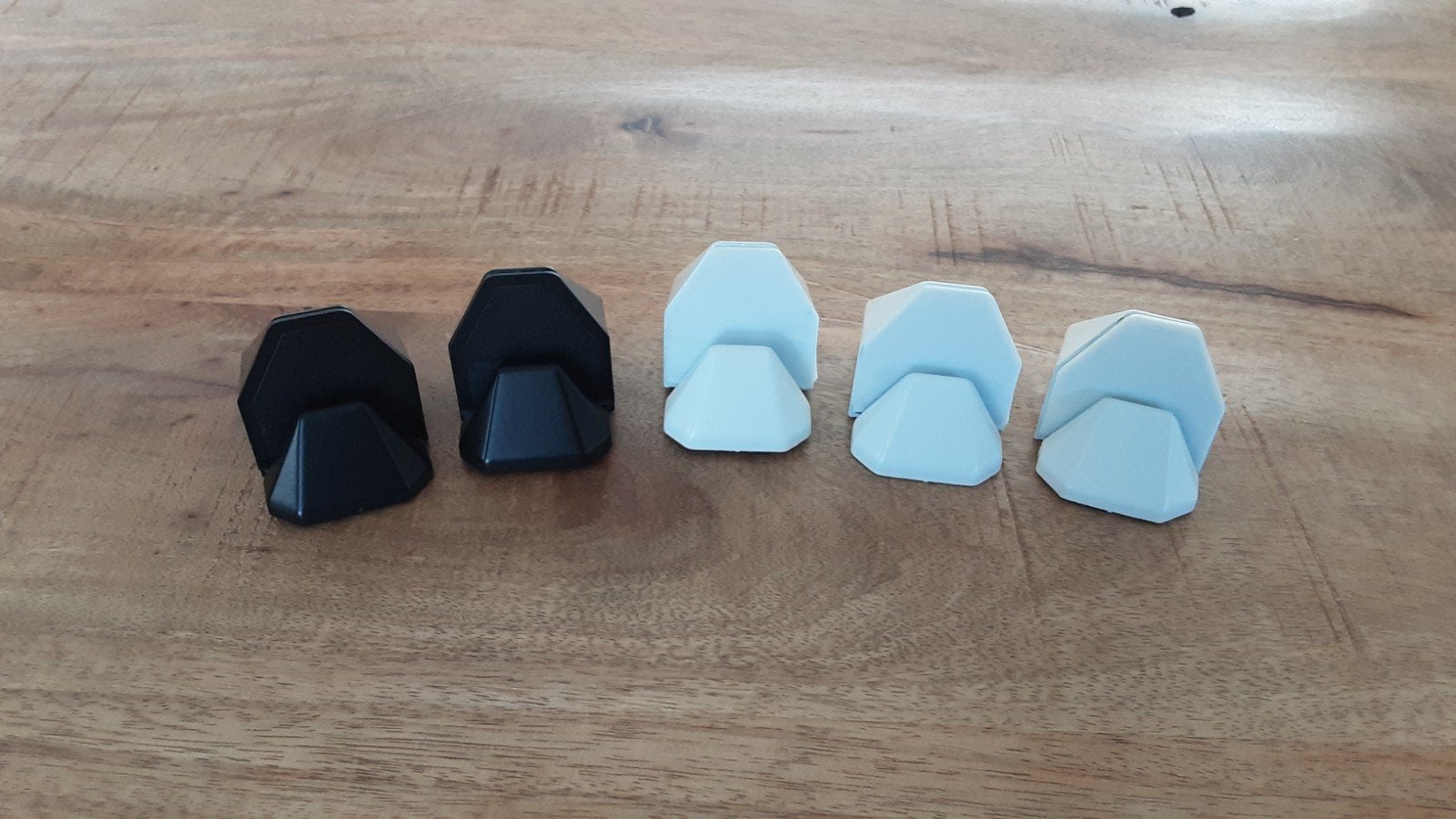 ALS NIEUW,DURALINE PLANKDRAGERS WIT/ZWART, PER STUK TE KOOP!, Ophalen, Zo goed als nieuw