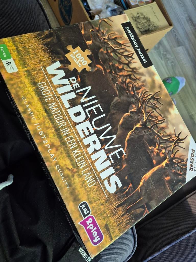 Just2Play Legpuzzel De Nieuwe Wildernis 1000 stukjes, Hobby en Vrije tijd, Denksport en Puzzels, Ophalen of Verzenden, 500 t/m 1500 stukjes