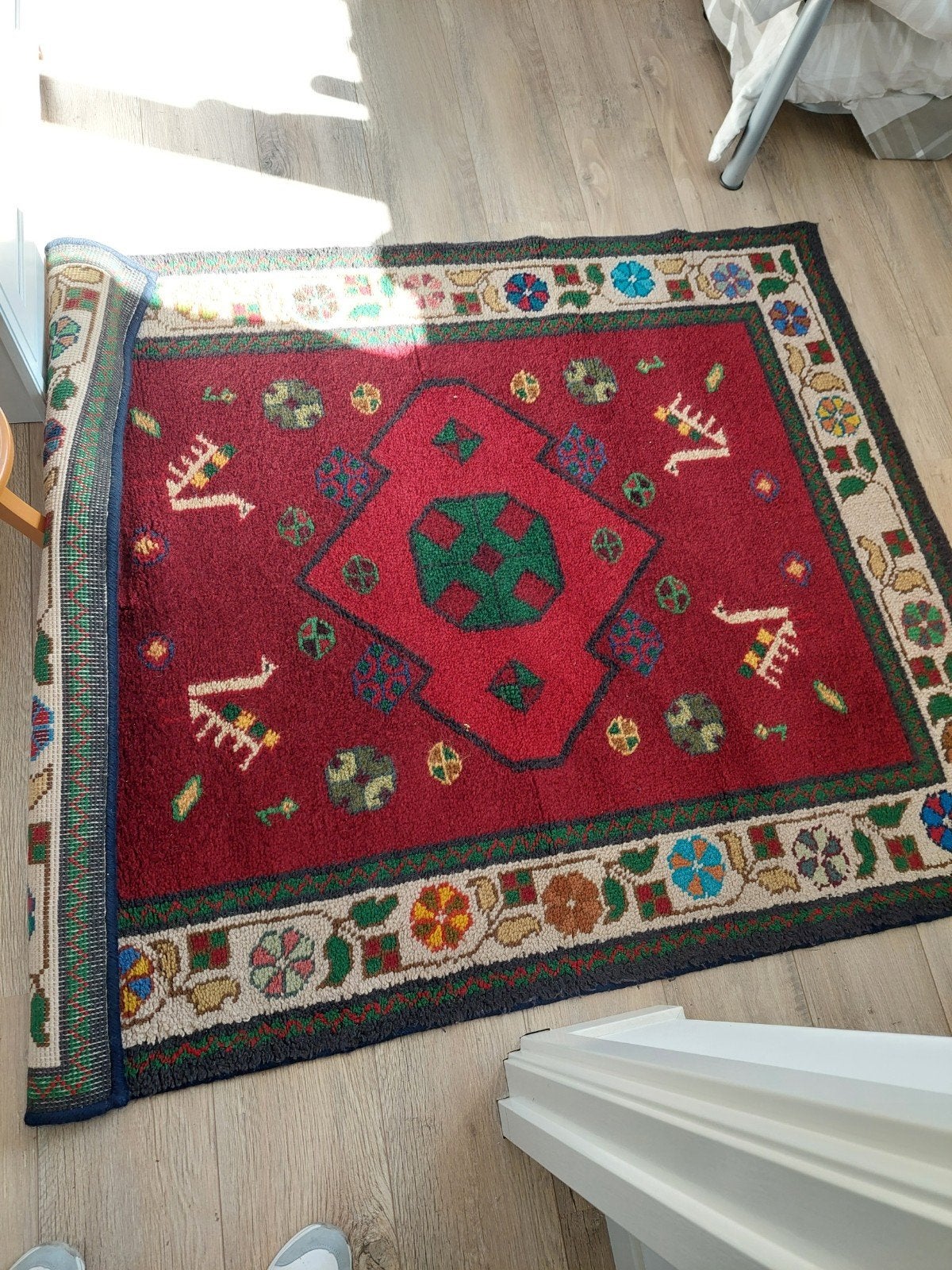 Vloerkleed, Ophalen