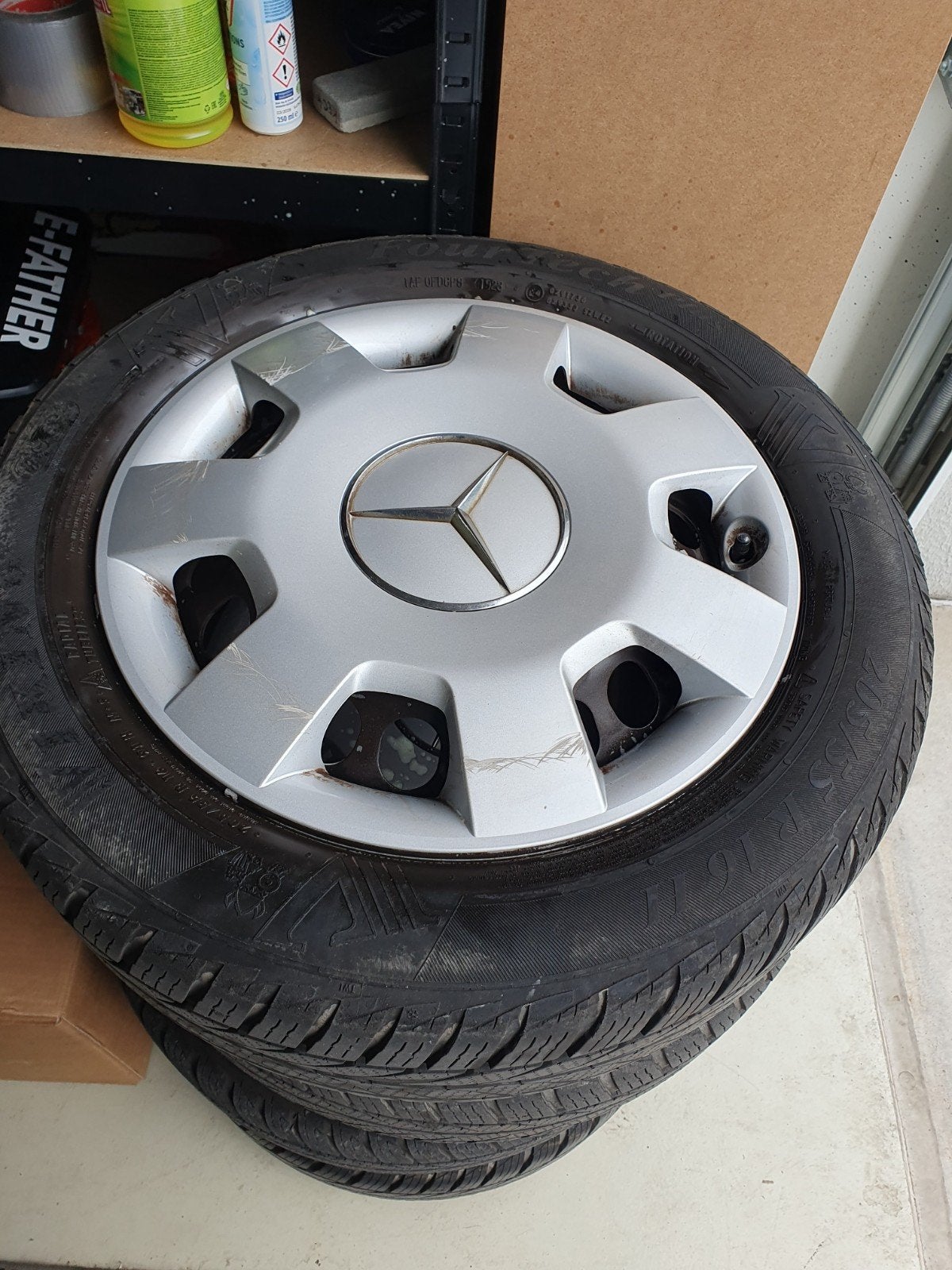 Originele Mercedes 16 inch velgen met dik profiel, Ophalen of Verzenden