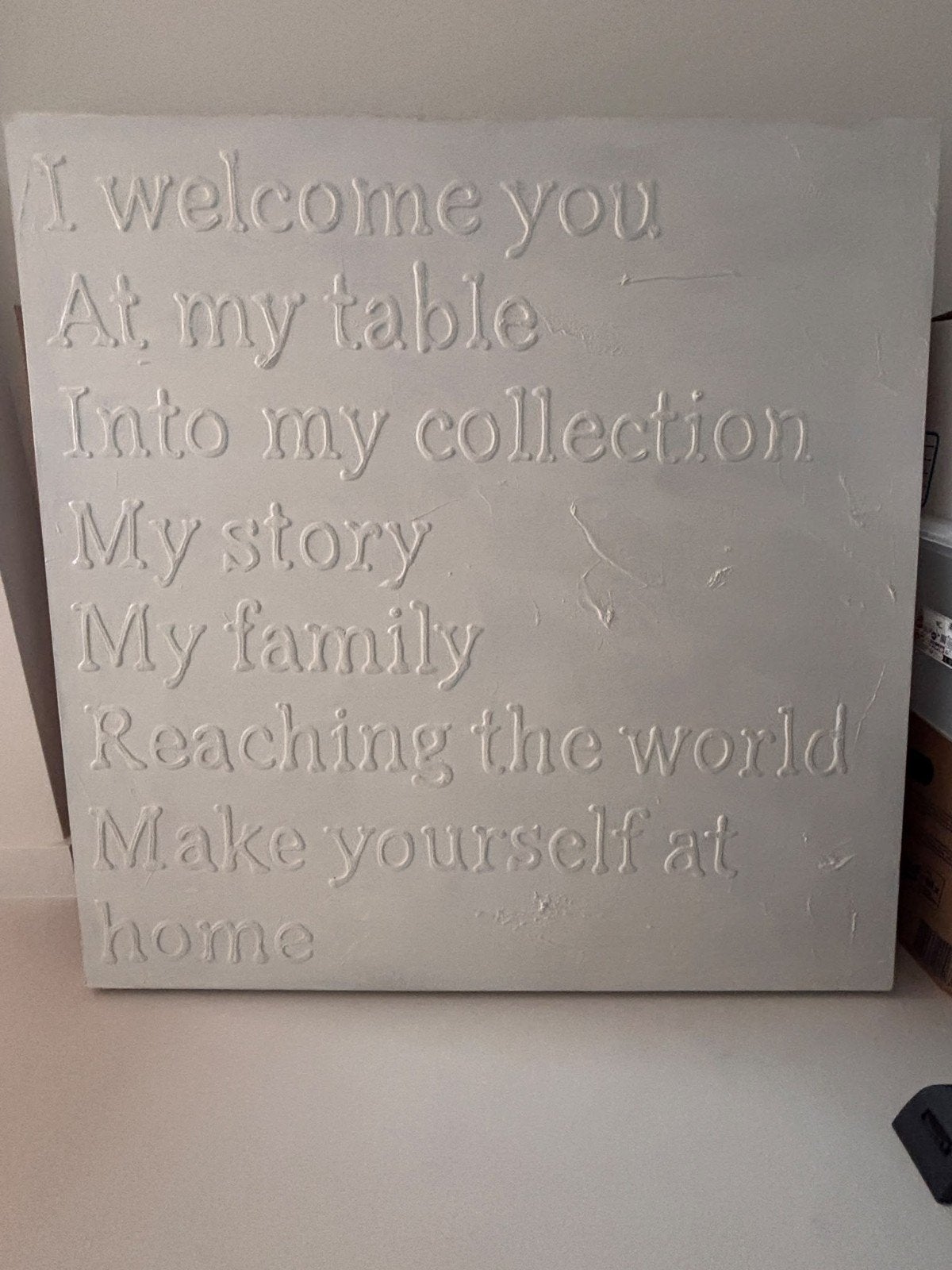 wanddecoratie/ memobord, Ophalen of Verzenden, Zo goed als nieuw, Overige typen