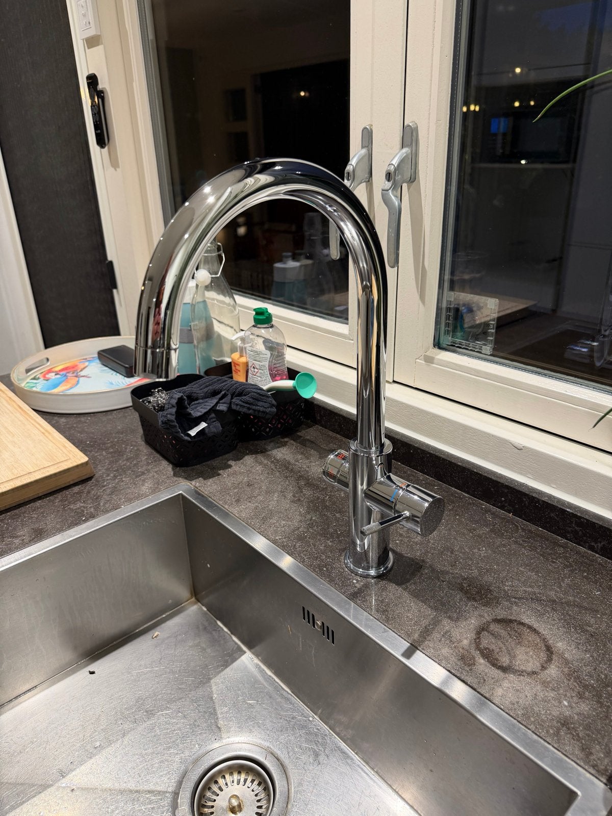 Grohe Red Duo kokend water kraan C-uitloop L-boiler chro, Ophalen, Overige typen, Grohe, Zilver