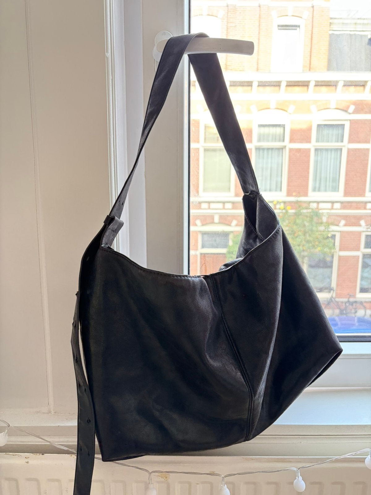 ZARA black shoulder bag, Ophalen, Zo goed als nieuw, Zwart, Schoudertasje