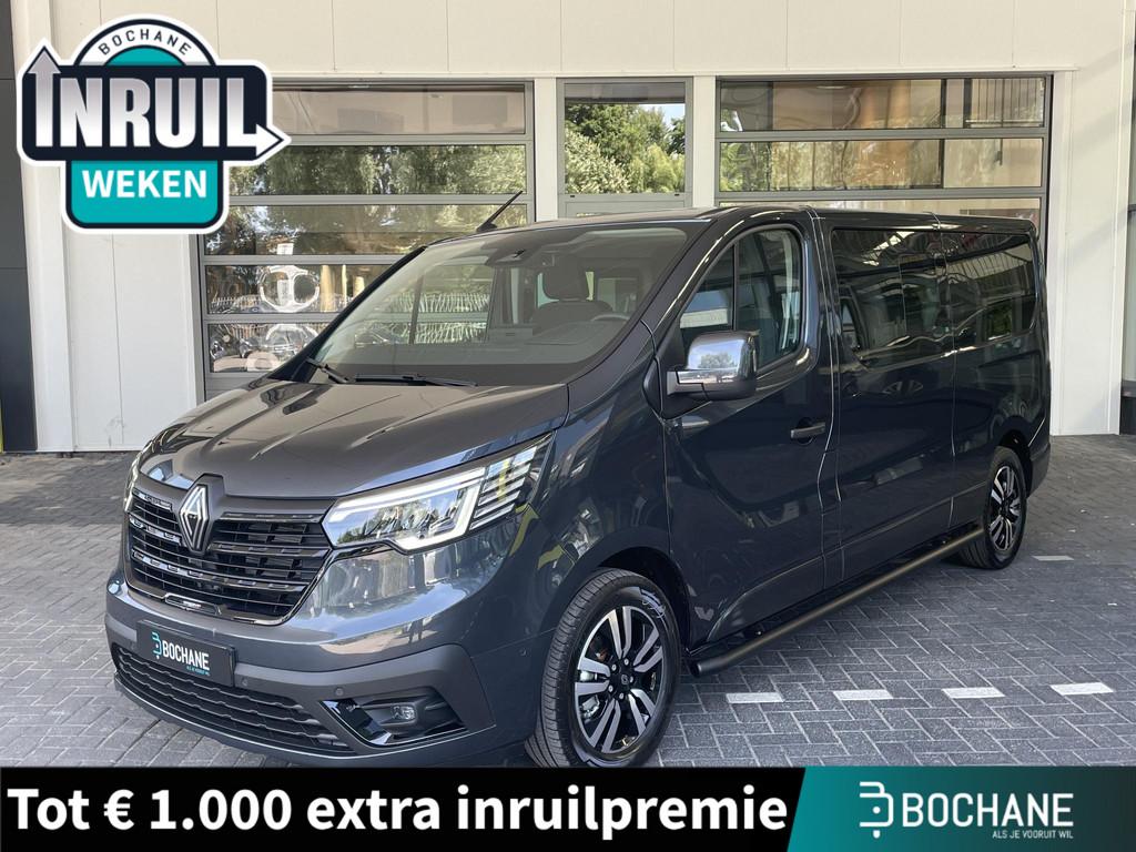 Renault Trafic 2.0 Blue dCi 170 DC T30 L2H1 Anniversary | BP, Auto's, Bestelauto's, Stof, 4 cilinders, Met garantie (alle), Renault