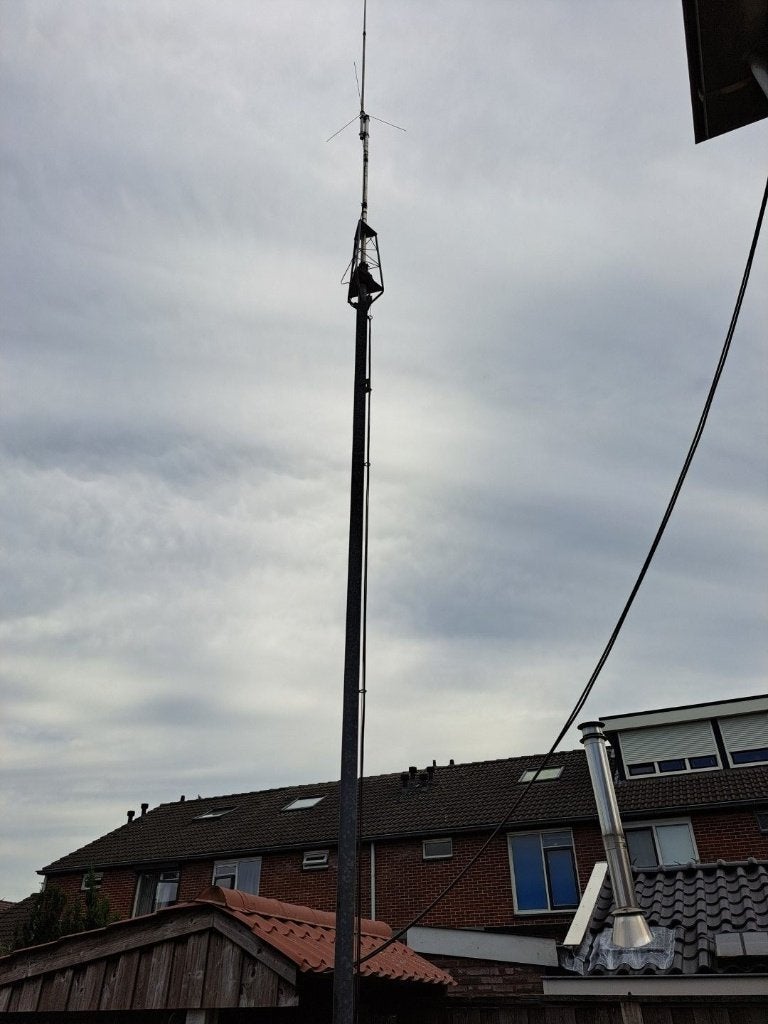 Kokermast € 895.- tennamast, Ophalen, Gebruikt, Mast