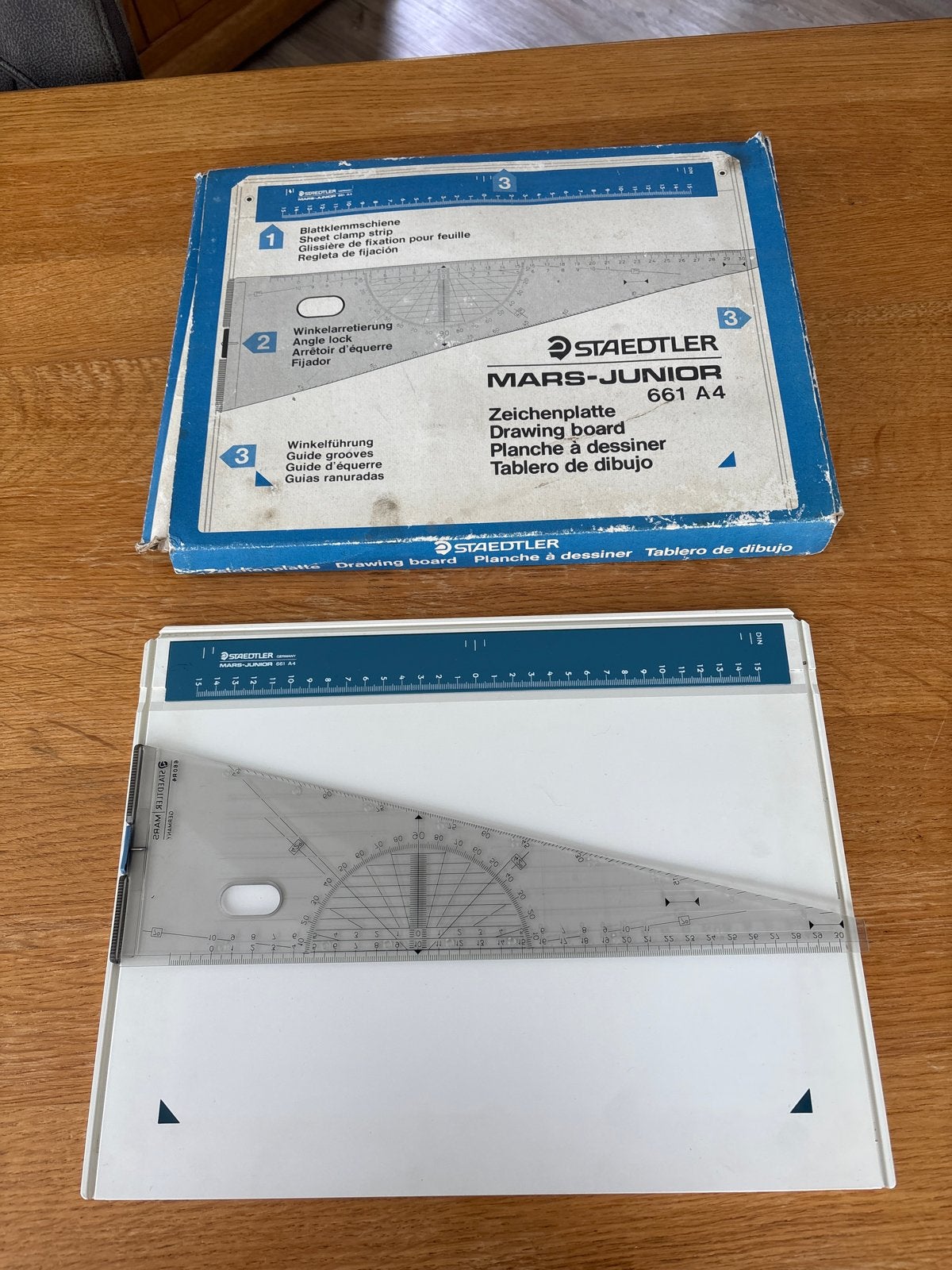 Staedtler Mars-Junior 661 A4 Tekenplank met liniaal, Ophalen of Verzenden, Gebruikt, Overige typen