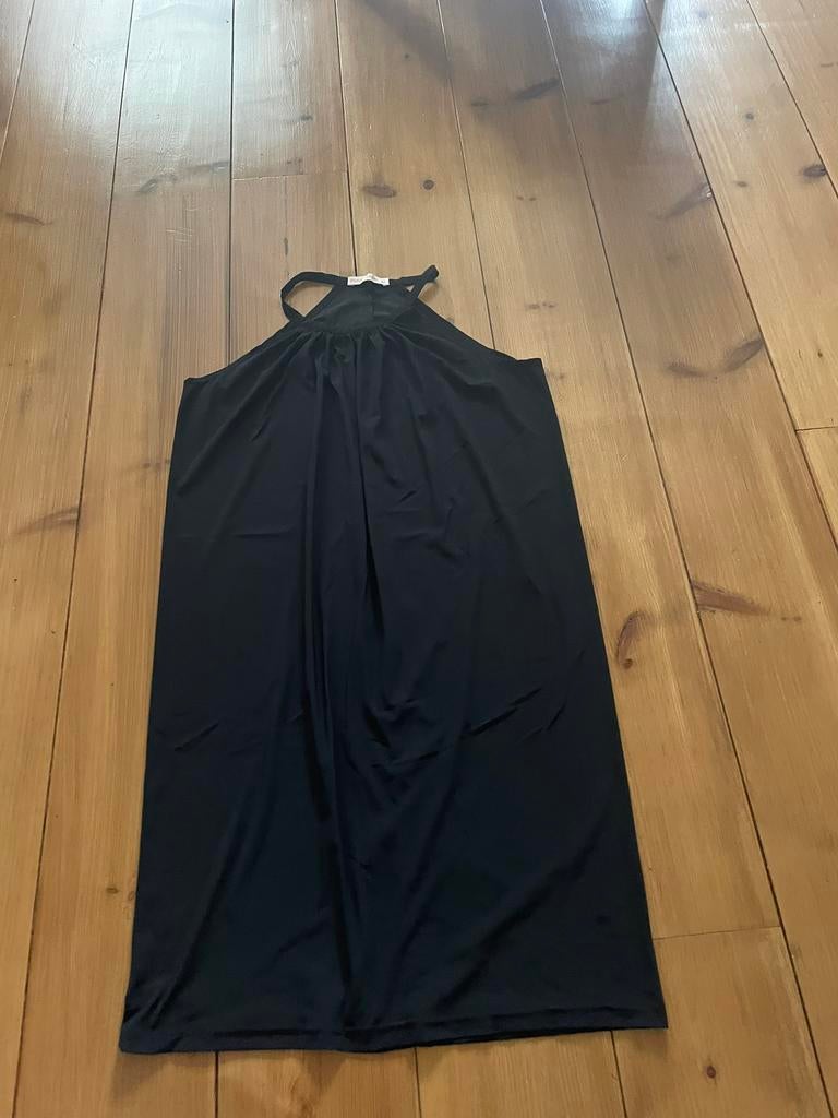 Leuke zwarte travelstof jurk Studio Anneloes, XL, Kleding | Dames, Zwart, Maat 46/48 (XL) of groter, Ophalen of Verzenden, Zo goed als nieuw