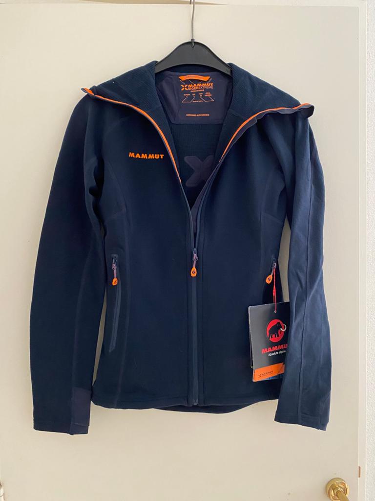 Mammut blauw Eiger Extreme hooded jack S - Nieuw, Nieuw, Maat 36 (S), Mammut, Verzenden