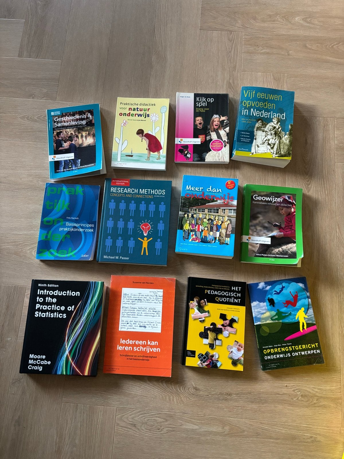 Diverse studieboeken: onderwijs, statistiek, onderzoek, Ophalen, Gamma, Gelezen, HBO