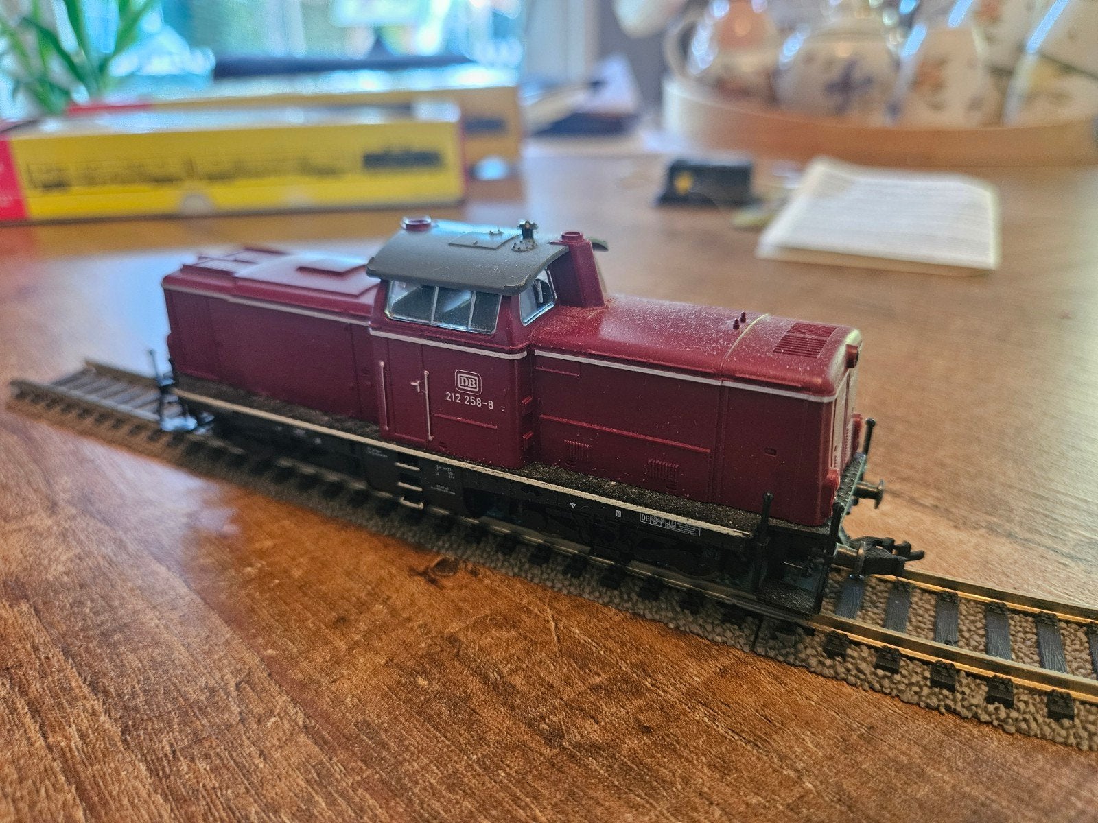 Fleischmann HO Diesel Locomotief DB 212 256-8 (geen OVP), Hobby en Vrije tijd, Gebruikt, Fleischmann, Ophalen of Verzenden, Analoog